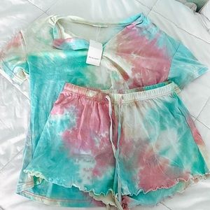 Tie Dye Pajama Set